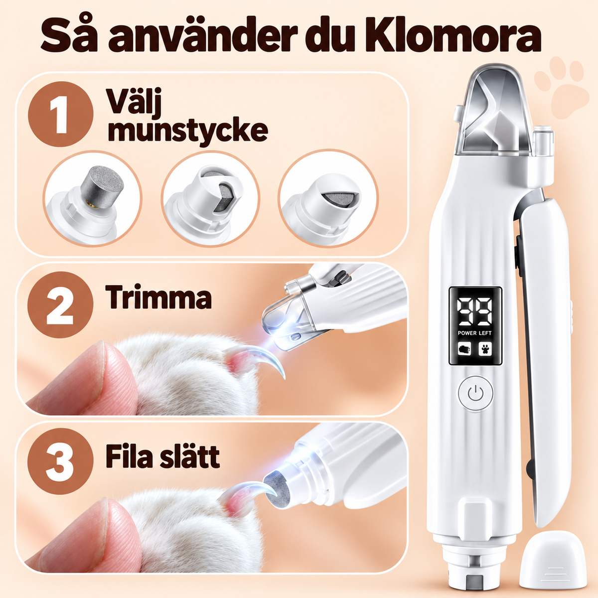 Klomora - Klovård hemma